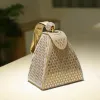 Sacs Tophigh Sacs de fête pour les femmes Fashion Evening Purse Triangle Triangle Weddal Bridal Tote Designer Handsbags Handsbags