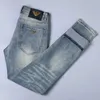 Мужские джинсы дизайнер Guangzhou Xintang High End European Corean Fit Mall Foge Fashion Brand AJ Youth Pants 9k1o