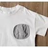 Sommerjunge Kinder Patch Hip Hop Kurzärmele T -Shirt Girl Baby Lose Casual Tops Kinder Baumwoll Tees Mode Kleinkindkleidung 240408