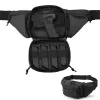 Förpackar Nancy Tino utomhus taktisk midjepåse Holster Chest Military Camping Camping Sport Jakt Athletic Shoul Sling Holster Bag