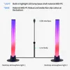 Table Lamps Colorful Sound Pickup Rhythm Lights Color Ambient LED Bar Light USB Desktop Atmosphere High-sensitivity