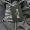 Męskie kurtki Nowe mężczyźni Trapstar Jacket Sportswear Irongate T Windbreaker-Black Hafted Letters Womens Zapip Słońce 23 Drop Dhmhc