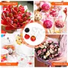 Decorative Flowers 100 Pcs Chocolate Torus Bouquet Support Ball Base Truffles Floral Fixed Candy Box Tray Round