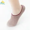 Women Socks Velvet Low Cut Solid Anti-skid Warm Ankle Thicken Comfortable Cotton Sock Slippers Soft Autumn Winter Footwear