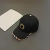 Casquette Designers Hat Luxury Fashion Letters Baseball Cap Stripe Stitching Woman Men Sports Ball Caps de voyage en plein air Hat de soleil Très bon G244183BF