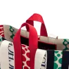 Sacs sac à main pour femmes grande capacité Nouvelle mode tissée à la mode Sac de vacances de magasinage Classic Retro Stripe Decoration Sac à bandoulière
