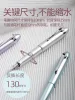Pens Hongdian M1 Mini Portable Pocket Metal Smile Fountain Pen 26# Nib School Office Supplies Writing Stationery Gift Pen