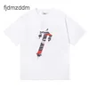 2023 Xiaozhongchao Brand Trapstar London Red Camo Letter Printing Cotton Pure Coton T-shirt à manches courtes pour hommes et femmes