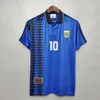 1978 1986 1998 Argentine rétro Soccer Jersey Maradona 1994 1996 2000 2001 2006 2010 Kempes Batistuta Riquelme Higuain Kun Aguero Caniggia Aimar Football Shirts de football