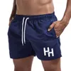 Трендовые карманные купальники Man Summer Printed Shorts Short Bants Men Fitnes