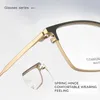 Strama da sole cornici di occhiali di titanio puri occhiali da prescrizione ottica Spettacolo occhiali a cerchioni completi larghi 59 mm lunghi tempio 150 mm