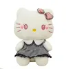 플러시 장난감 다크 시리즈 귀여운 만화 고양이 인형 30cm 슈퍼 소프트 잠자는 베개 어린이 생일 선물