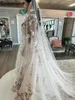 Элегантные 3D цветочные кружевные платья A-Line Свадебные платья без спинки