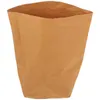収納バッグフルーツクラフトペーパーバッグフルーツサンドイッチ用ポーチ野菜折りたたみ式雑貨ランチ食料品ツール