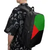 Backpack Martinique en vert rouge et noir 1 entreprise confortable Infanterie Pack d'infanterie 17 pouces Nouveauté de voyage vintage