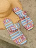 Pantofole Flip fibbia per cintura da donna Flip estate Sandali romani Sandali Roman sulla spiaggia scarpe casual sul fondo all'aperto morbido leggero morbido