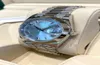 2023 QC Vérifier la montre-bracelet de luxe Platinum Ice Blue Watch 40mm Men039s Automatique Bracelet mécanique automatique Men039S W9371654