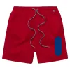 Polo Mens Designer Shorts For Men Swim Shorts Summer Nya Polo Shorts för herrkvart Hastighet Torkning Sporttrend Fast färg broderade lösa strandbyxor