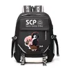 Rugzakken anime cartoon cosplay SCP Foundation 096 009 173 Outdoor Travel Rucksack Casual Schoolbag Student Backpacks