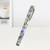 Stylos jinhao 100 plume stylo nouveau couloir centennial golden clip f glins avec convertisseur fournit des fournitures de bureau