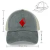 Ball Caps Diamonds Poker Card Design illustrow 2024 Cowboy Hat Hat Military Tactical Cap Christmas For Women Men's