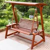 Camp Furniture Chaise Terrace Patio Swing Outdoor Garden Tree Porch Wood Swings Canopy Sunshade Hamacas Jardin Exteriör