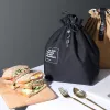 Sacs Canvas Lunch Sac Bento Box Handsbag Outdoor Portable Picnic Dîner Container School Fresh Keeping Food Storage Tote ACCESSOIRES