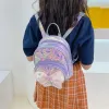 Bolsas meninos e meninas Backpack Childpack colorido lantejouno de desenho animado bowknotnot zipper mini mochilas pequenas bolsas escolares de couro pu pequenas