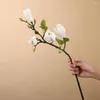 Dekorative Blumen falsche Blume hübsche DIY -Arrangements künstlicher realer Berührungssimulationspflanzen Bouquet -Pographie -Requisiten