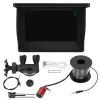 Accesorios Kit de cámara de pesca submarina con un monitor LCD de 4.3 pulgadas IP67 Implaz de agua profunda para la pesca de pesca en bote del lago de hielo marino