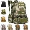 Рюкзаки 55L Тактический рюкзак 4 в 1 -милитарной армии рюкзак Molle Mochilas Sport Bag Водостойкий на открытом воздухе походы по походы