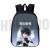 Bags 12/16inch 3D Print Japan Anime Jujutsu Kaisen Backpack Men Zipper Schoolbag Bookbag for Boys Sac A Dos Mochila Para Hombre