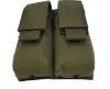 Packs MOLLE TACTICAL Double 9 mm Pouche de pochette de pochette de lampe de poche EDC Sac de taille Accessoires Airsoft Airsoft Mag Holster