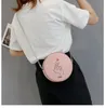 Shoulder Bags 2024 Small Round Bag Female Student Girl Cute Fairy Fashion Casual Shoulder/Crossbody