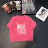 女性TシャツデザイナーTシャツファッションスレッド刺繍恋人グラフィックティーラウンドネックプルオーバートップルーズカジュアルショートスリーブティー