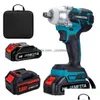 Power Tool Sets 21V Electric PossChing Wrench Borstless Wrenchs Cordless med Liion Battery Hand Drill Installation Tools H220510 Drop D Otynr