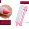 Ferramenta de bolo de silicone silica 5pcs/conjunto gel espátula raspador escova de óleo alimento tingo de ovo batedor de bolo de decoração caneta rosa assado th1228 s