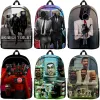 Backpacks Game Skibidi Toaleta Print Plecak Large Caction Boys Girls School Torba torba podróżna Podstawowa i gimnazjum uczniów BookBag