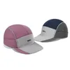 Ball Caps Refleksyjne paski Dopasowanie kolorów Pięciolusowe czapkę Summer Outdoor Sunoid Shade Mężczyźni i kobiety Flat Edge Baseball Hat