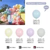 Pastell Macaron Balloon Garland Arch Kit blandade Rainbow Colors Ballon för födelsedagsbröllop Baby Shower Party Supplies 240410