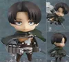 Attaque d'anime 10cm sur la figure Titan Levi Ackerman Figurine Cute Fighting Ver 390 PVC Action Figure Collectible Modèle Toys T200713302910267