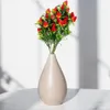 Fiori decorativi 5 pezzi simulato vasi finti fragole decorazioni per la casa rami di frutta rami di plastica artificiale