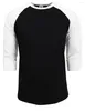 Herenpakken b1820 mode 2024 zomer herfst heren o-neck cotton t-shirt casual 3/4 mouw t-shirt raglan jersey shirt