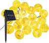 弦楽10/20/30 LED Waterfroof Lantern Solar String Fairy Light Outdoor Power Lampクリスマスガーランド除草用ホームガーデンの装飾