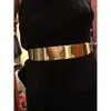 4,5 cm de large ceinture noire élastique Gol Metal Fish Skin Keeper Brand Brand pour femmes Cinto Feminino S / M / L BG-013 240410