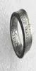 Coin Ring Handcraft Rings Vintage Handmade from Kennedy Half Dollar Silver Plated US Size 8162437955