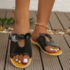 Slippers Summer Femmes Loisure Fashion Bow Sandales Forfait confortable Bottom Doux Femmes Breffe de femme