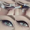 2024 2pcs eyeliner stencils gevleugelde eyeliner stencil modellen sjabloon vormgereedschap wenkbrauwen sjabloon kaart oogschaduw make -up tool zeker, hier