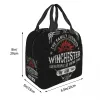 Taschen übernatürliche isolierte Mittagessen Tasche für Frauen das Familienunternehmen Winchester Things Kühler Thermal Bento Box Outdoor Camping