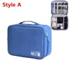 Accessories Travel Accessory Digital Bag Power Bank USB Charger Cable Earphone Storage Pouch Large Shockproof Electronic Organizer Package